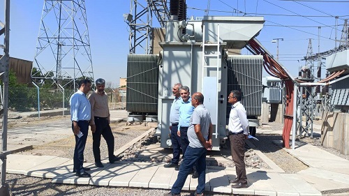 بازدید مدیرکل دفتر فنی نظارت بر شبکه انتقال شرکت توانیر