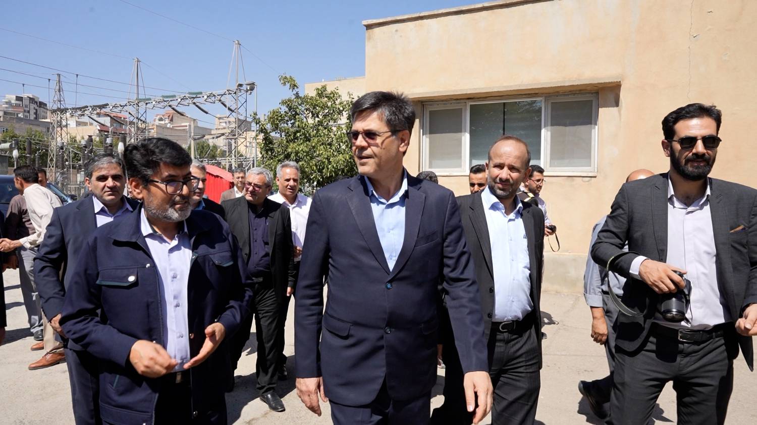 بازدید مدیرعامل توانیر از پست 132 کیلوولت مهاباد 1