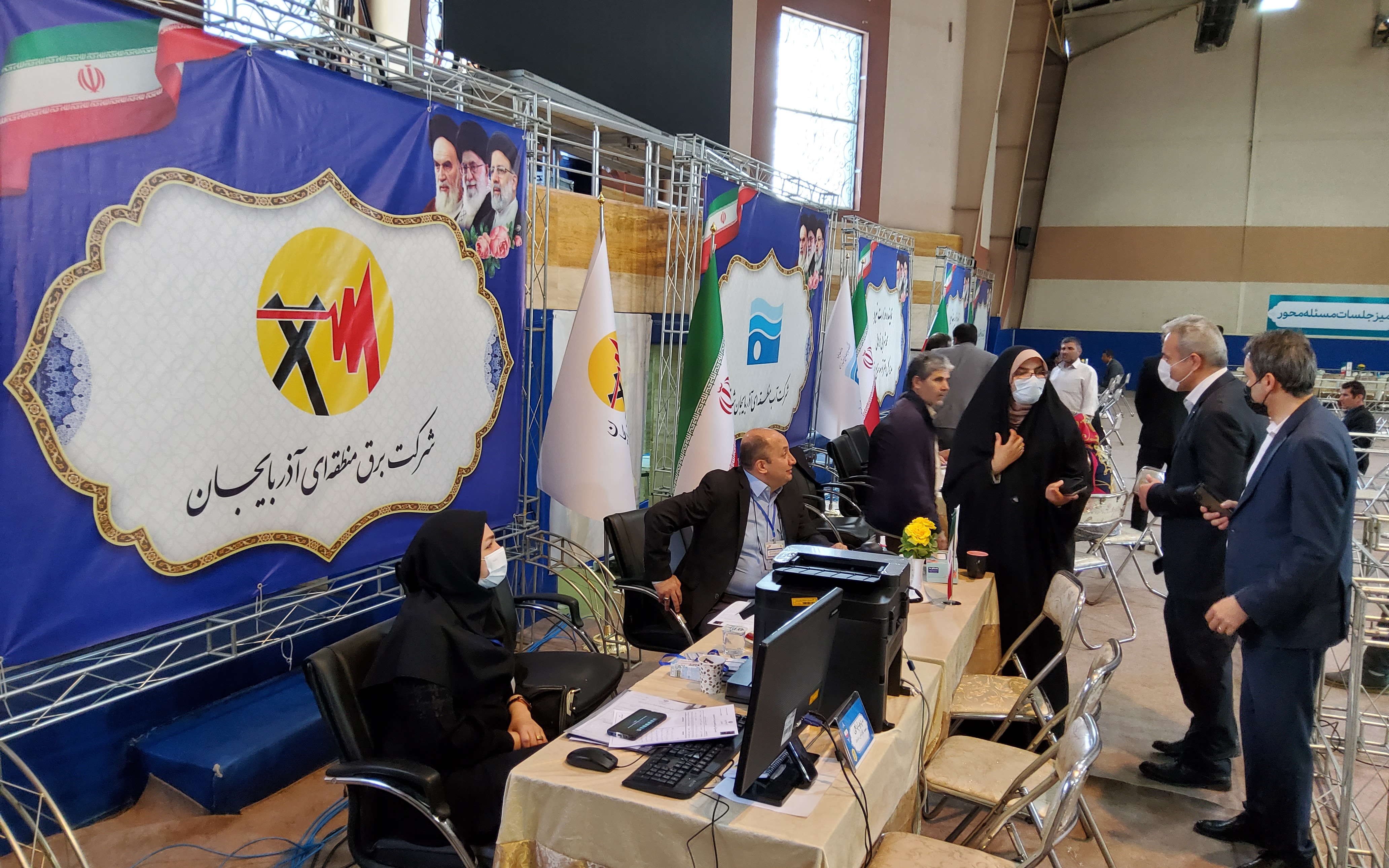 همزمان با سفر ریاست جمهورو هئیت دولت  به استان :