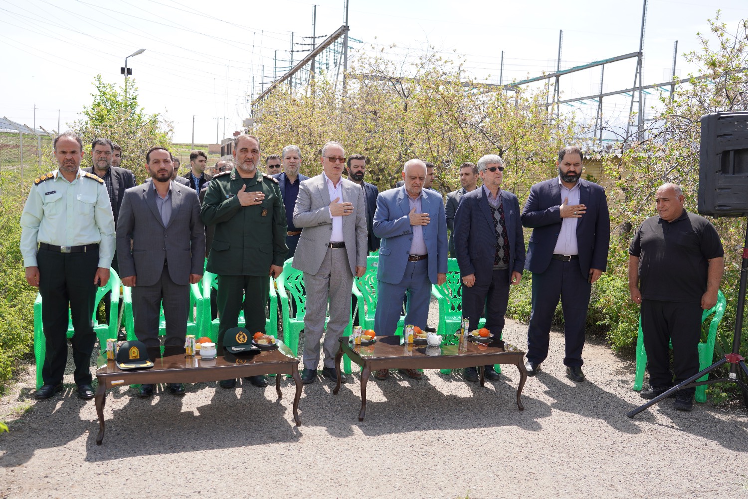 تجلیل ازمقام شامخ شهید" قربانعلی احمد خانلو"در پست 230 کیلوولت اهر