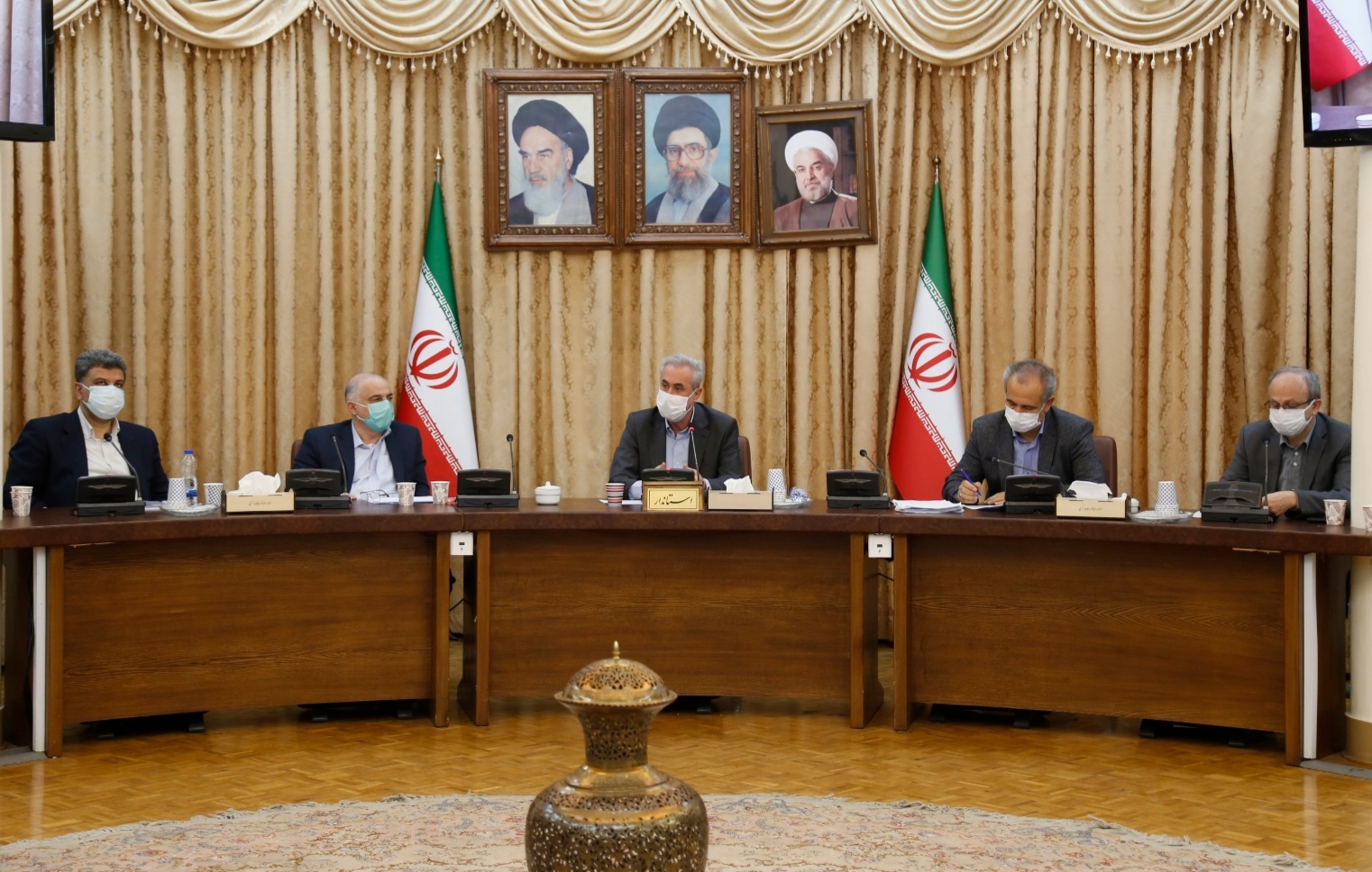 جلسه کاری مهندس حایری با استاندار آذربایجان‌شرقی