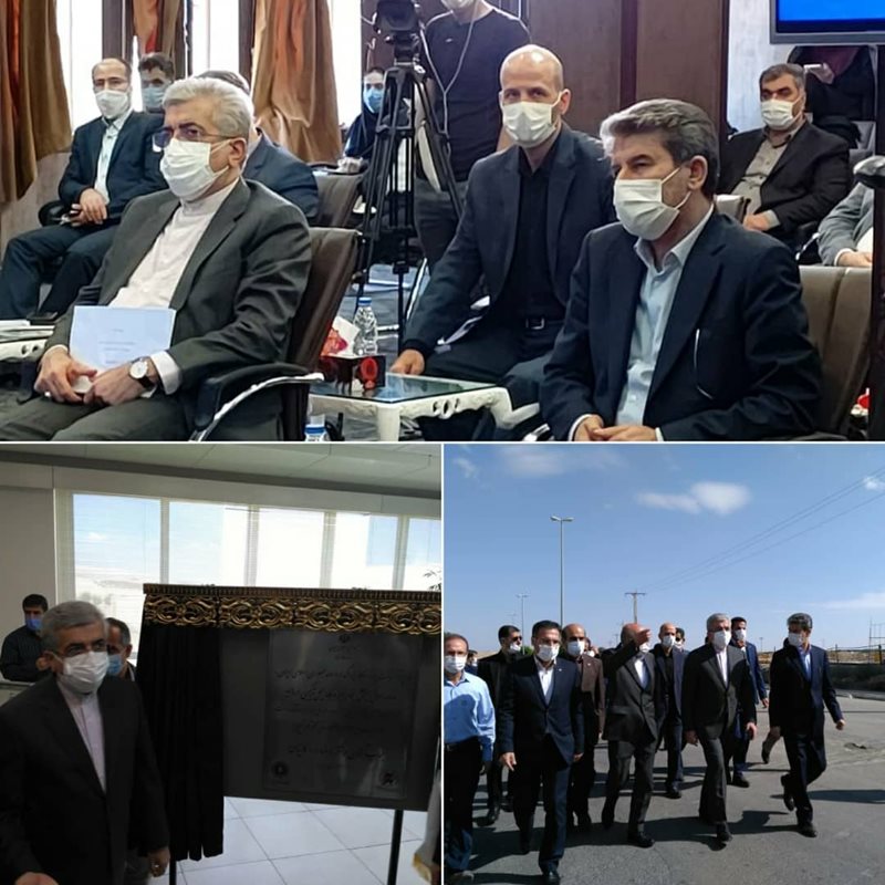 مراسم بهره برداری ازپروژه انتقال ونیروگاه مقیاس کوچک درآذربایجان غربی