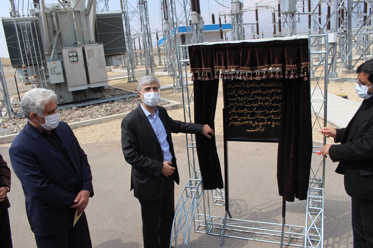 مراسم افتتاح خط و پست آرتا