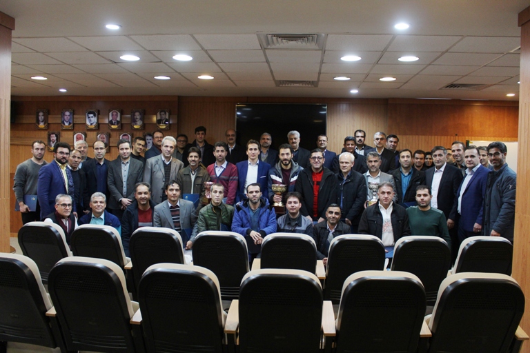 تجلیل از مقام آوران مسابقات دو میدانی، آمادگی جسمانی و فوتسال سراسری وزارت نیرو