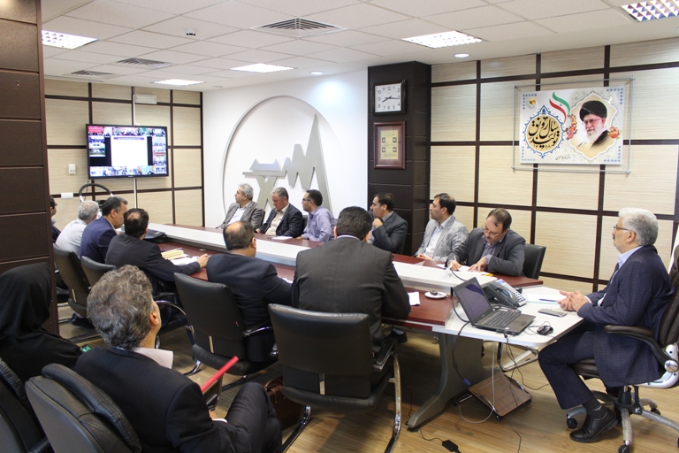 جلسه ویدئو کنفرانسی وزیر نیرو