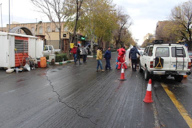 بازسازی و رفع مشکل نقطه حادثه دیده در خط کابلی ۱۳۲ کیلوولت تبریز