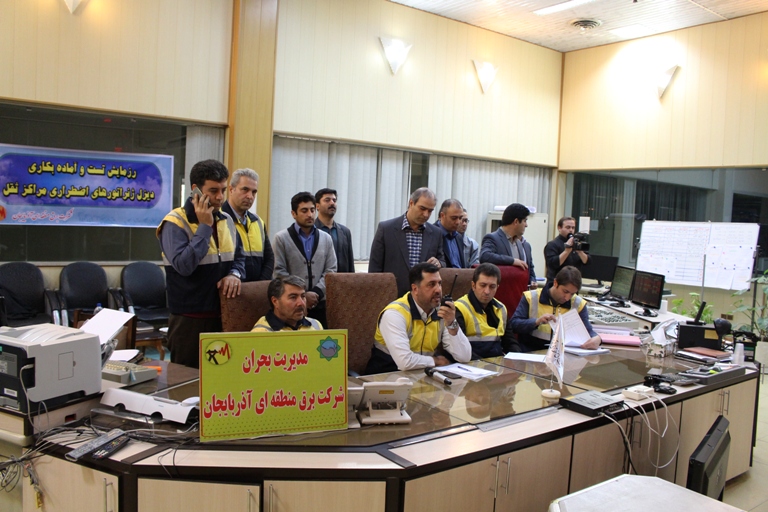 رزمایش تست و آماده بکاری دیزل ژنراتورهای اضطراری