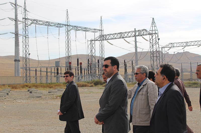بازدید مدیرعامل از چند پروژه مهم انتقال و فوق توزیع در حال اجرای استان آذربایجان غربی