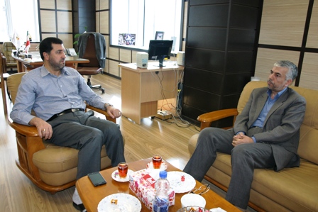 دیدار دکتر سعیدی رئیس مجمع نمایندگان استان آ.ش در مجلس شورای اسلامی با مدیر عامل برق آذربایجان